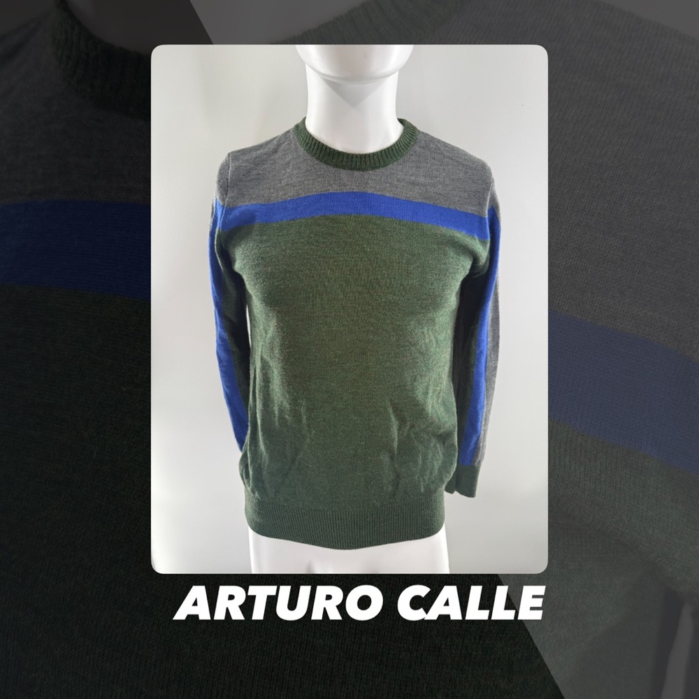 EUC Arturo Calle Striped Sweater